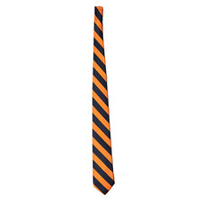 AU orange and navy striped tie